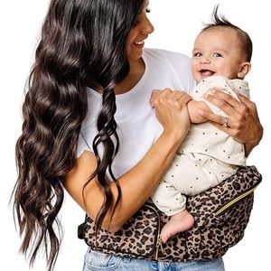 Tushbaby-Hip Seat Baby Carrier-Ergonomic Carrier for Newborns & Toddlers-Leopard